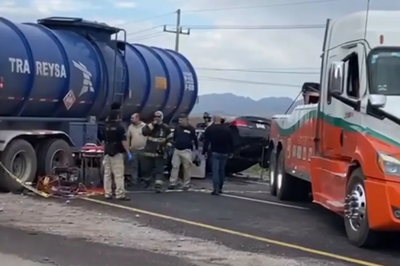 Accidente en la carretera Chihuahua-Delicias deja 3 muertos