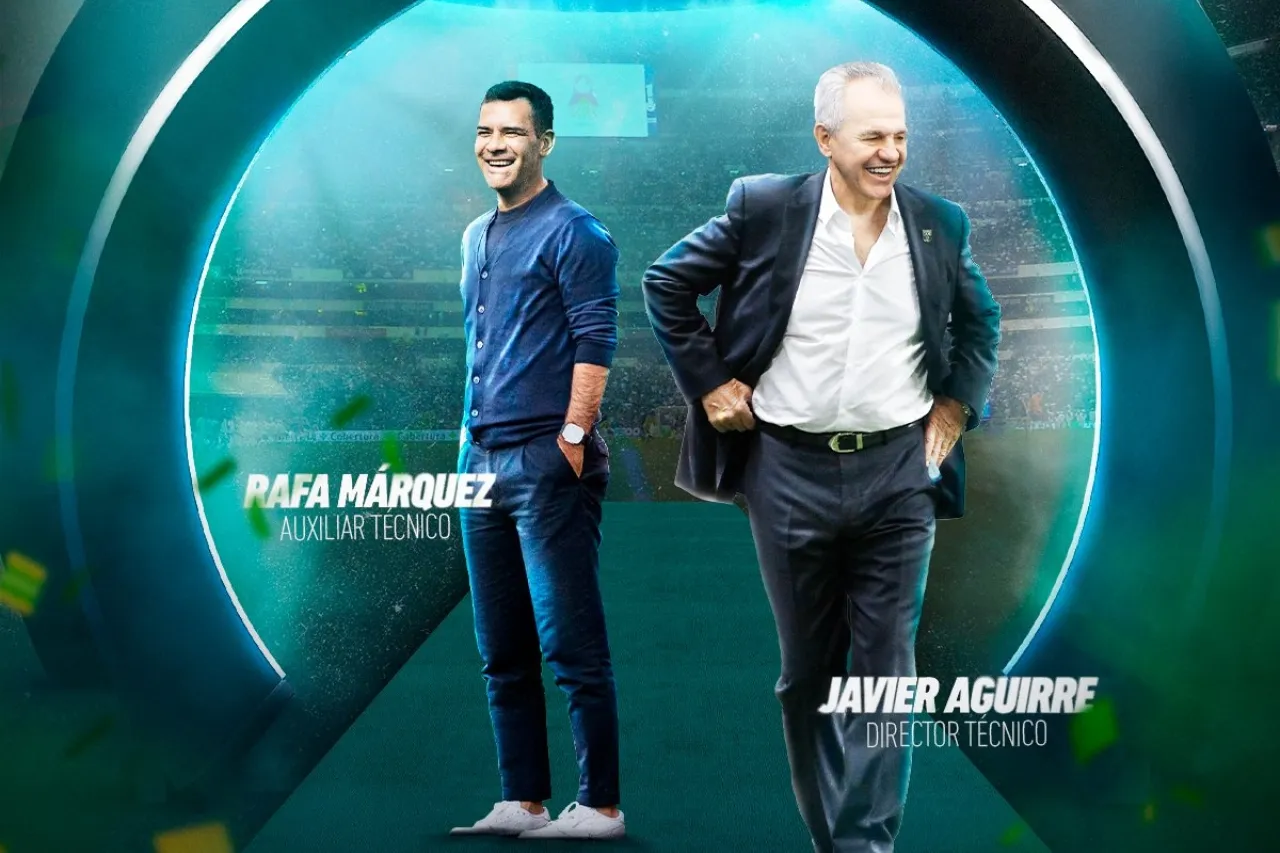 Oficial: Javier Aguirre será el DT de México y Rafa Márquez el auxiliar