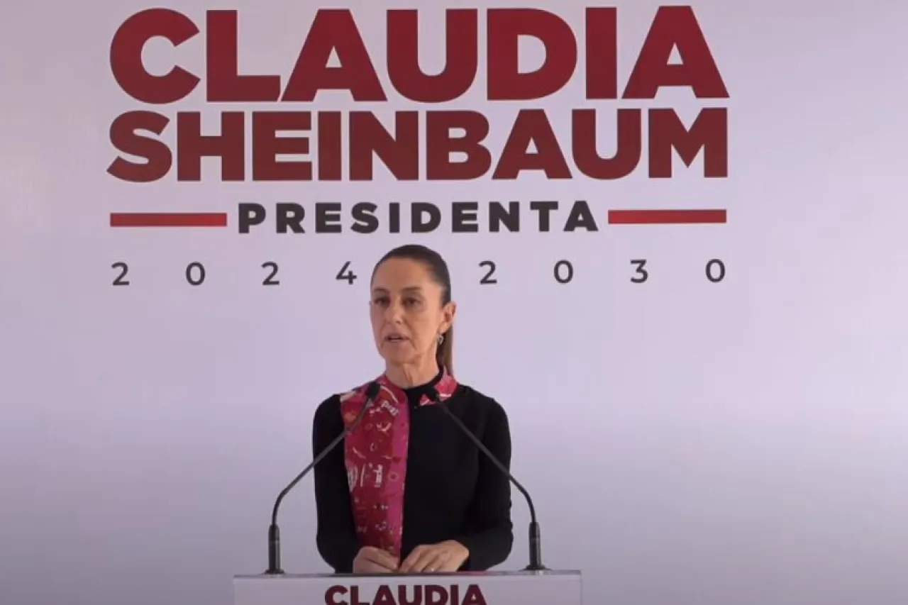 Claudia Sheinbaum presenta el nuevo emblema del Gobierno Federal