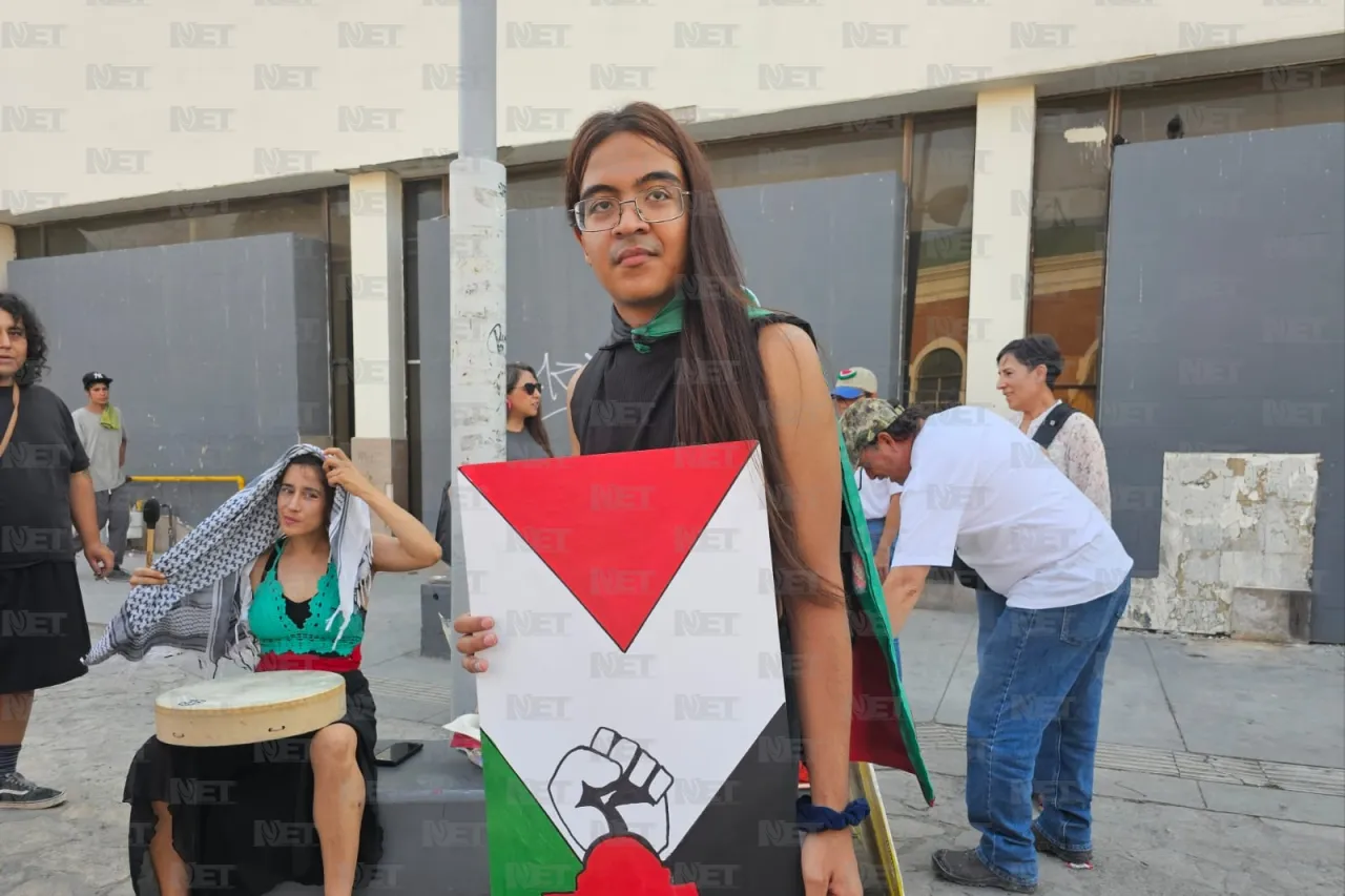 Juárez: Marchan en apoyo a Palestina