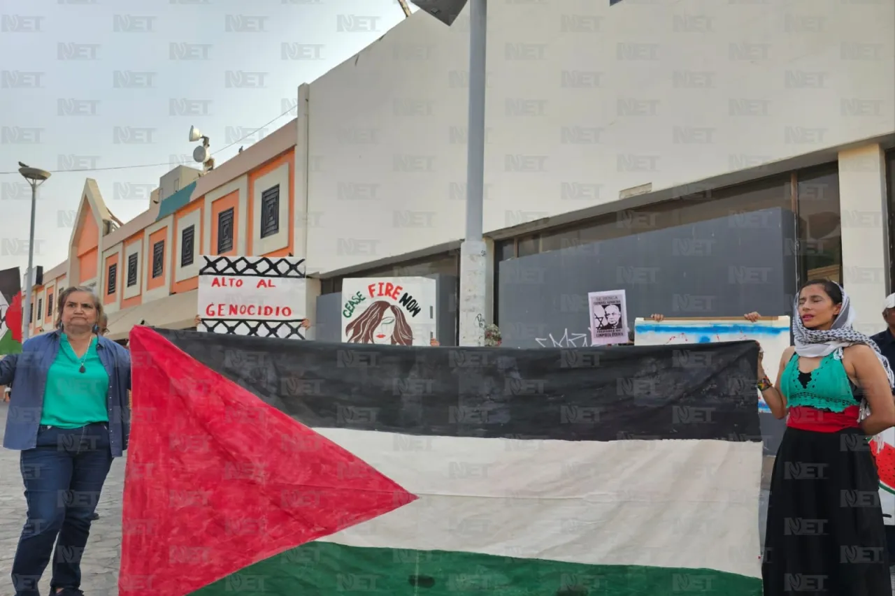 Juárez: Marchan en apoyo a Palestina