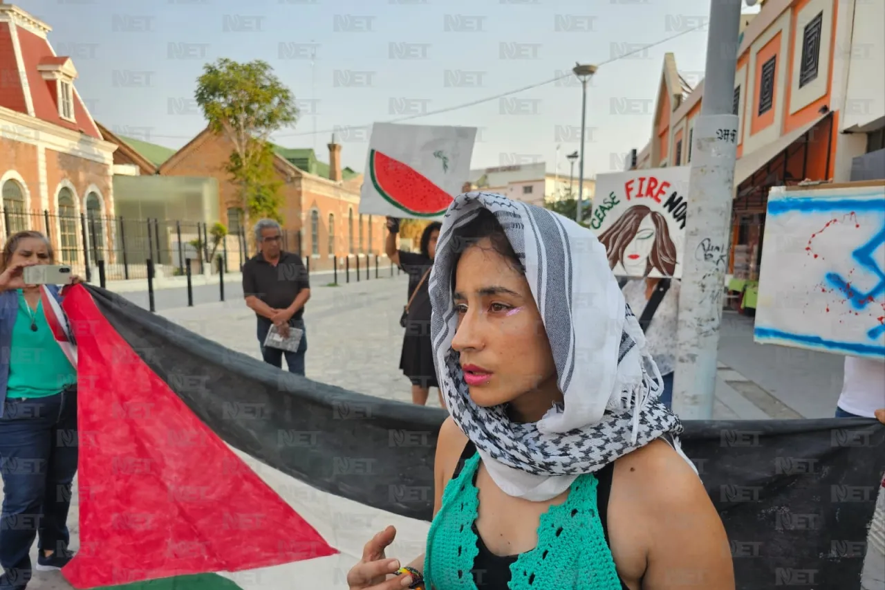 Juárez: Marchan en apoyo a Palestina