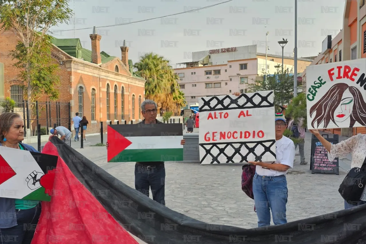 Juárez: Marchan en apoyo a Palestina