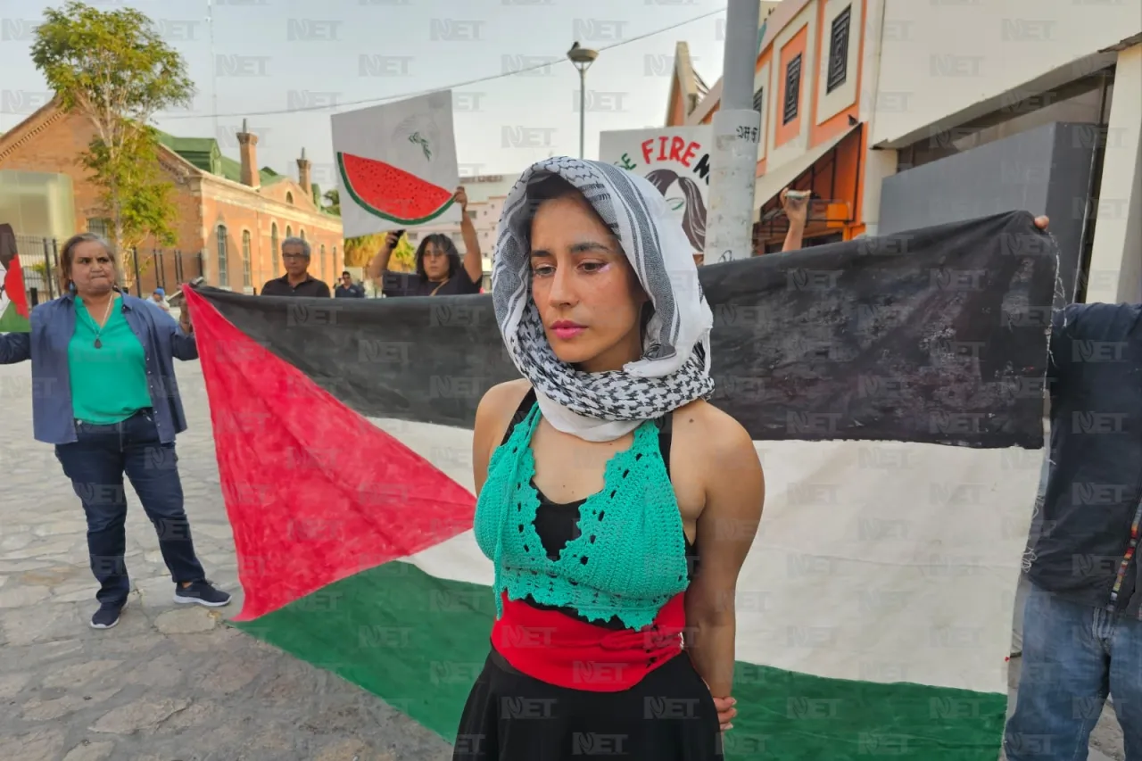 Juárez: Marchan en apoyo a Palestina