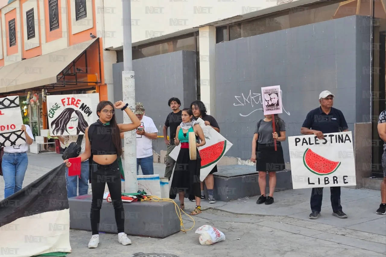 Juárez: Marchan en apoyo a Palestina