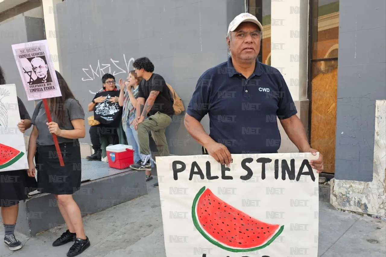 Juárez: Marchan en apoyo a Palestina