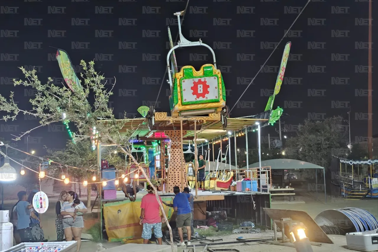 Últimos días de jueguitos en el Parque Central en Ciudad Juárez