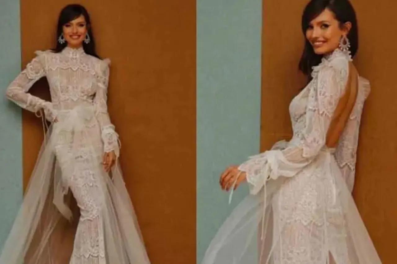 Usuarios encuentran vestido de novia de Ángela Aguilar en AliExpress