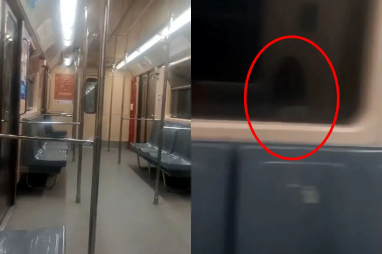 ¿Qué es eso? 😨 Graban ente y gritos desgarradores en el Metro