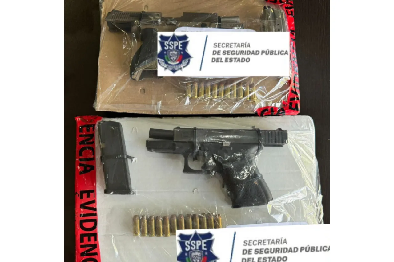 Capturan a 6 personas en Aquiles Serdán y les aseguran armas