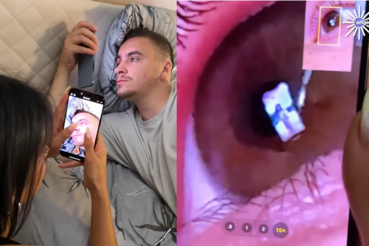 Tóxica nivel superior; usa zoom de su teléfono para saber qué ve su novio