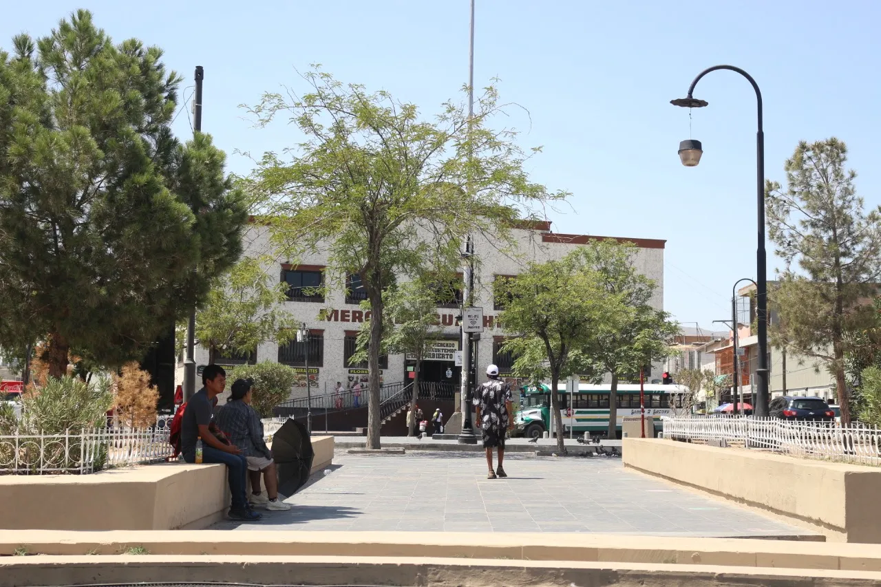 Tienen obras del Centro de Juárez un 75% de avance