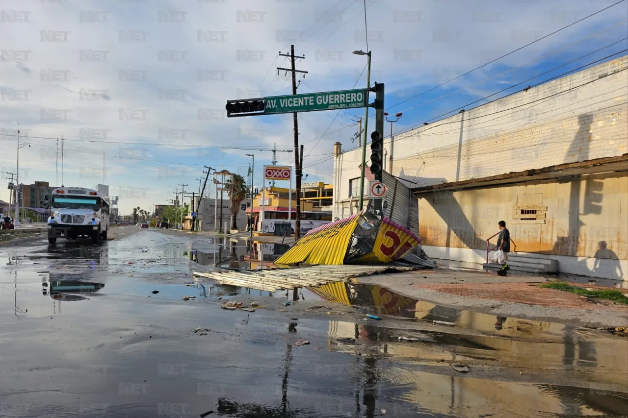 Minutos de lluvia dejaron un muerto, árbol derribado, fallas en semáforos y más