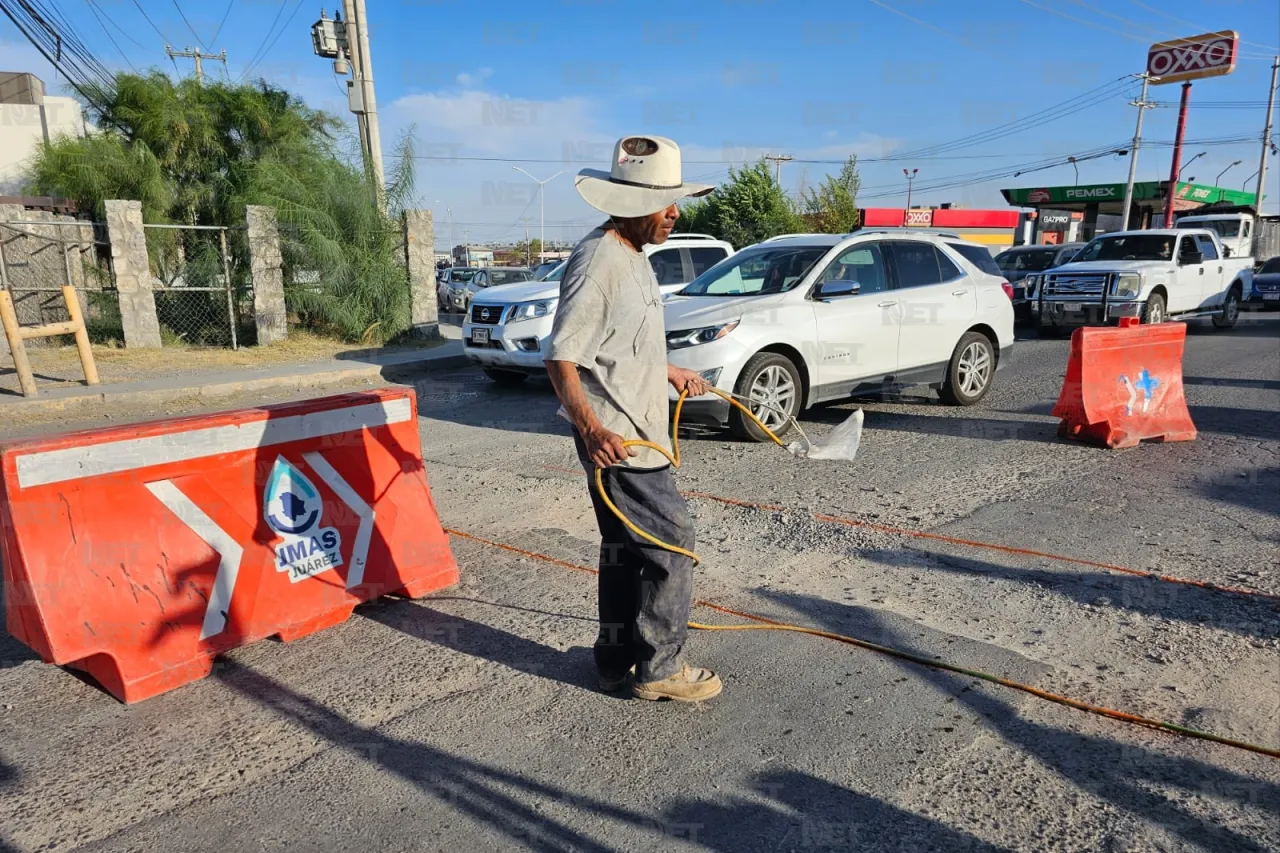 Bachea JMAS zona de la avenida Tecnológico