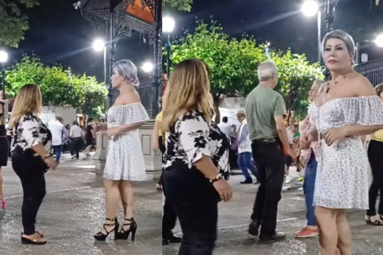 'De nuevo juntos'; graba a su mamá y papá bailando 15 años después de separados