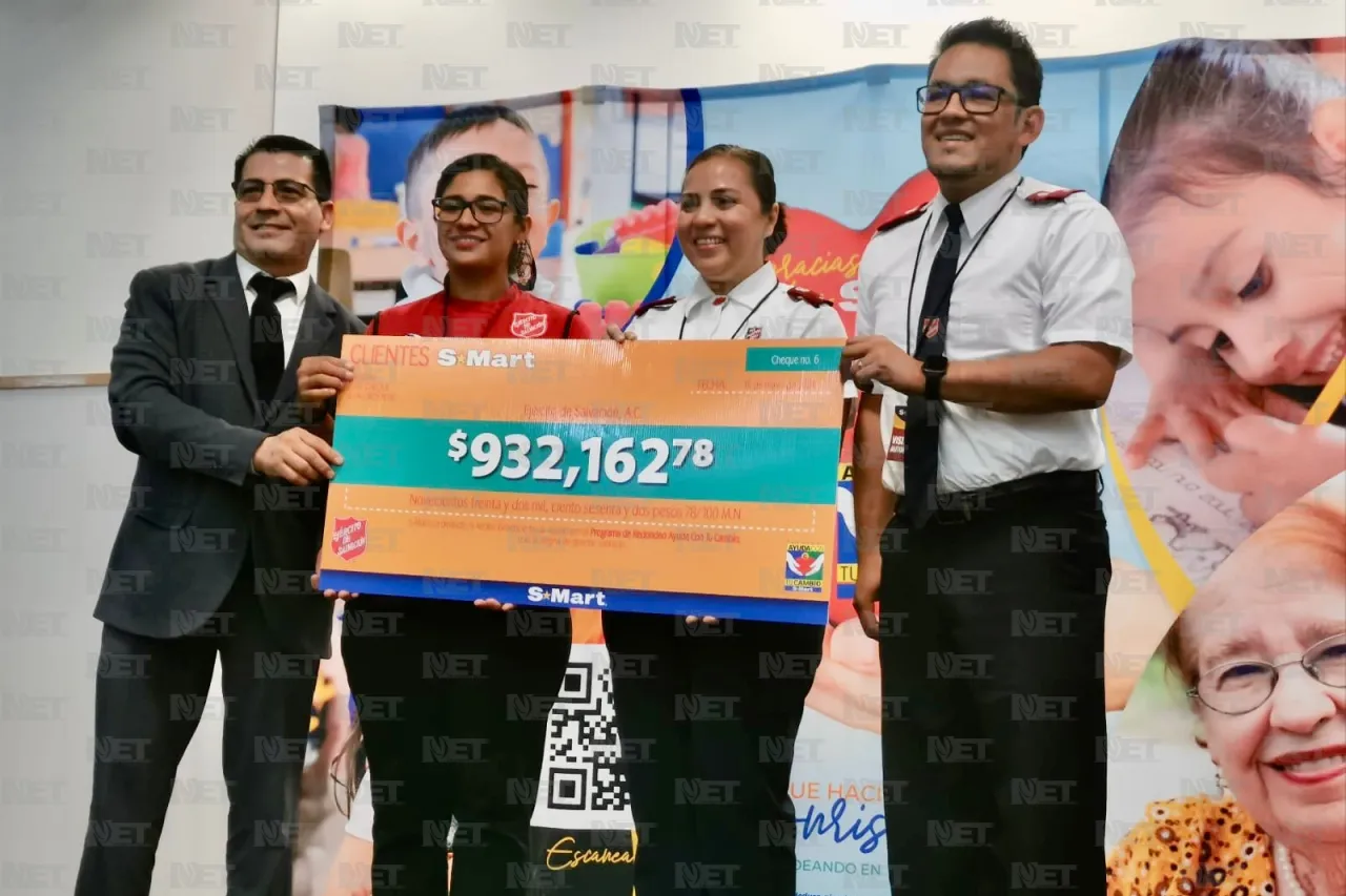Entrega S-Mart resultados de la campaña 'Ayuda con tu cambio'