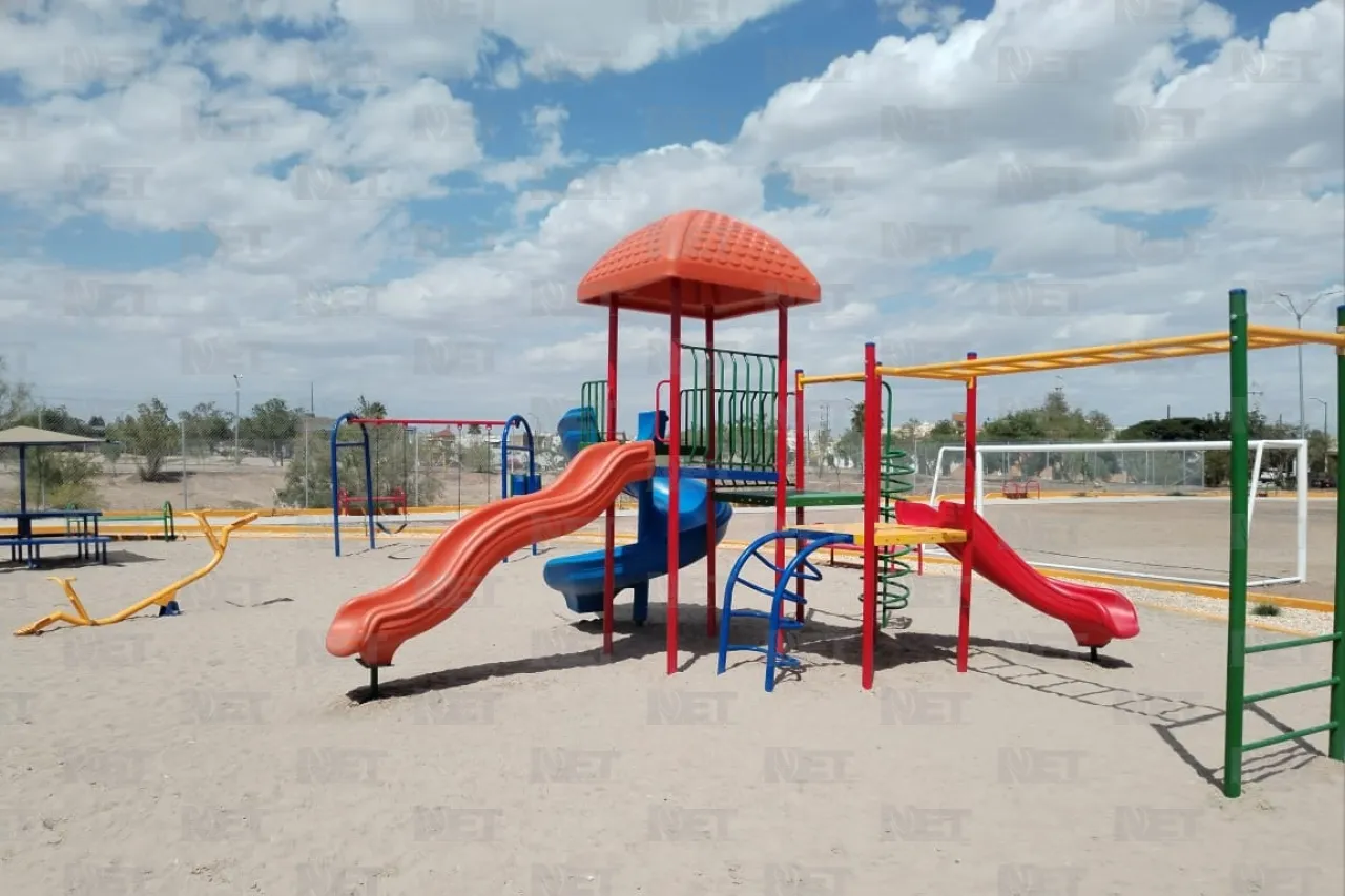 Vecinos de Jardines del Valle disfrutan de un parque renovado