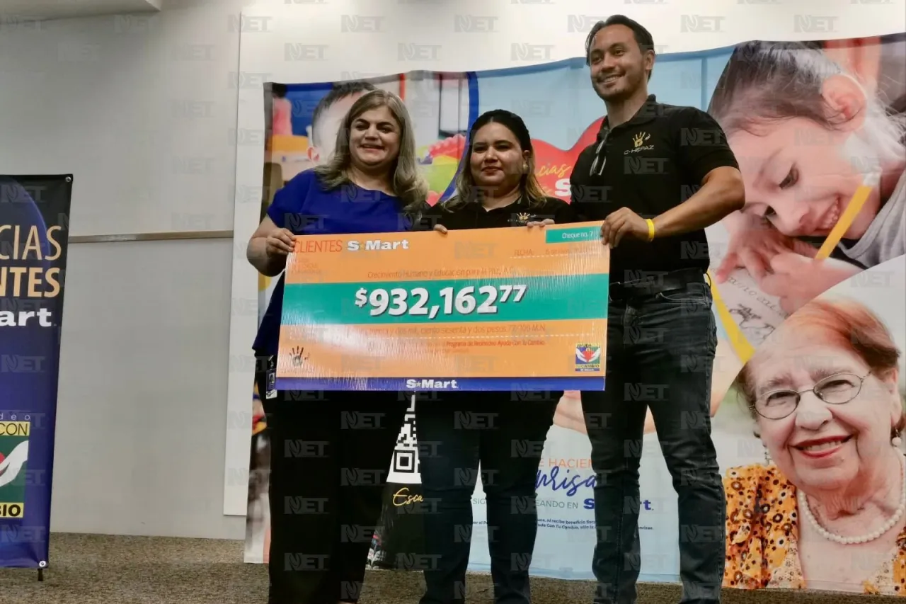 Entrega S-Mart resultados de la campaña 'Ayuda con tu cambio'