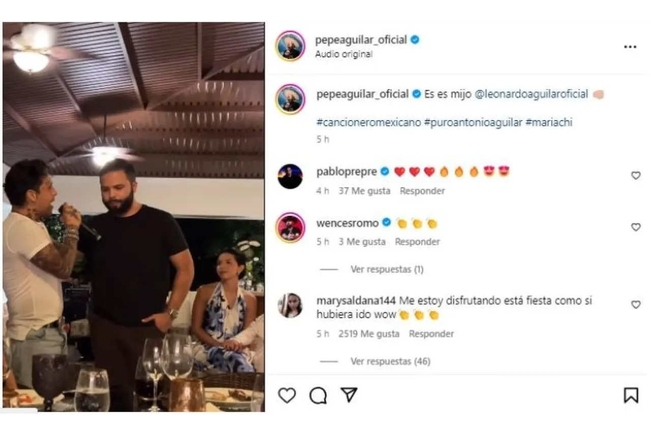 Christian Nodal descarta enemistad con su cuñado y se ponen a cantar