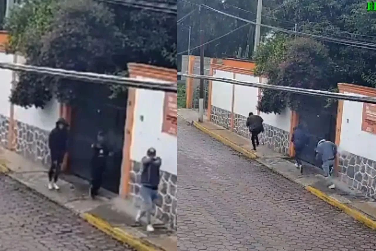 Video: Disparan contra casa de exmilitar, repele la agresión y le da a uno