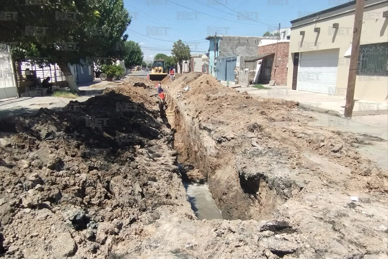 Repara JMAS hundimiento en calle Bolivia