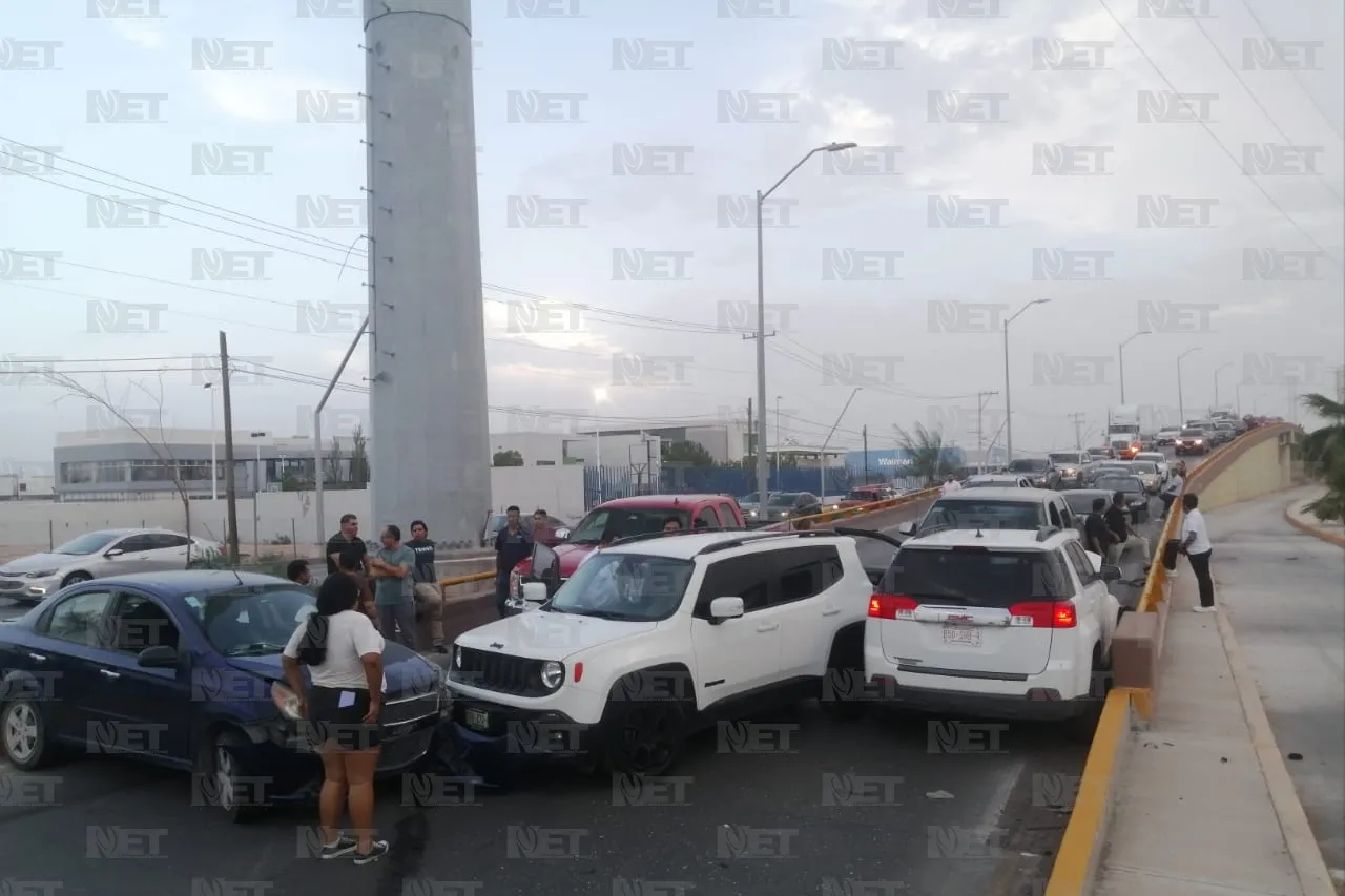 Carambola provoca caos vial en la avenida De Las Torres