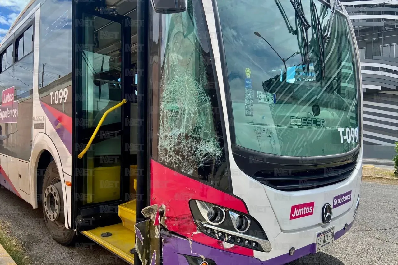 Han chocado a 54 unidades del Juárez Bus