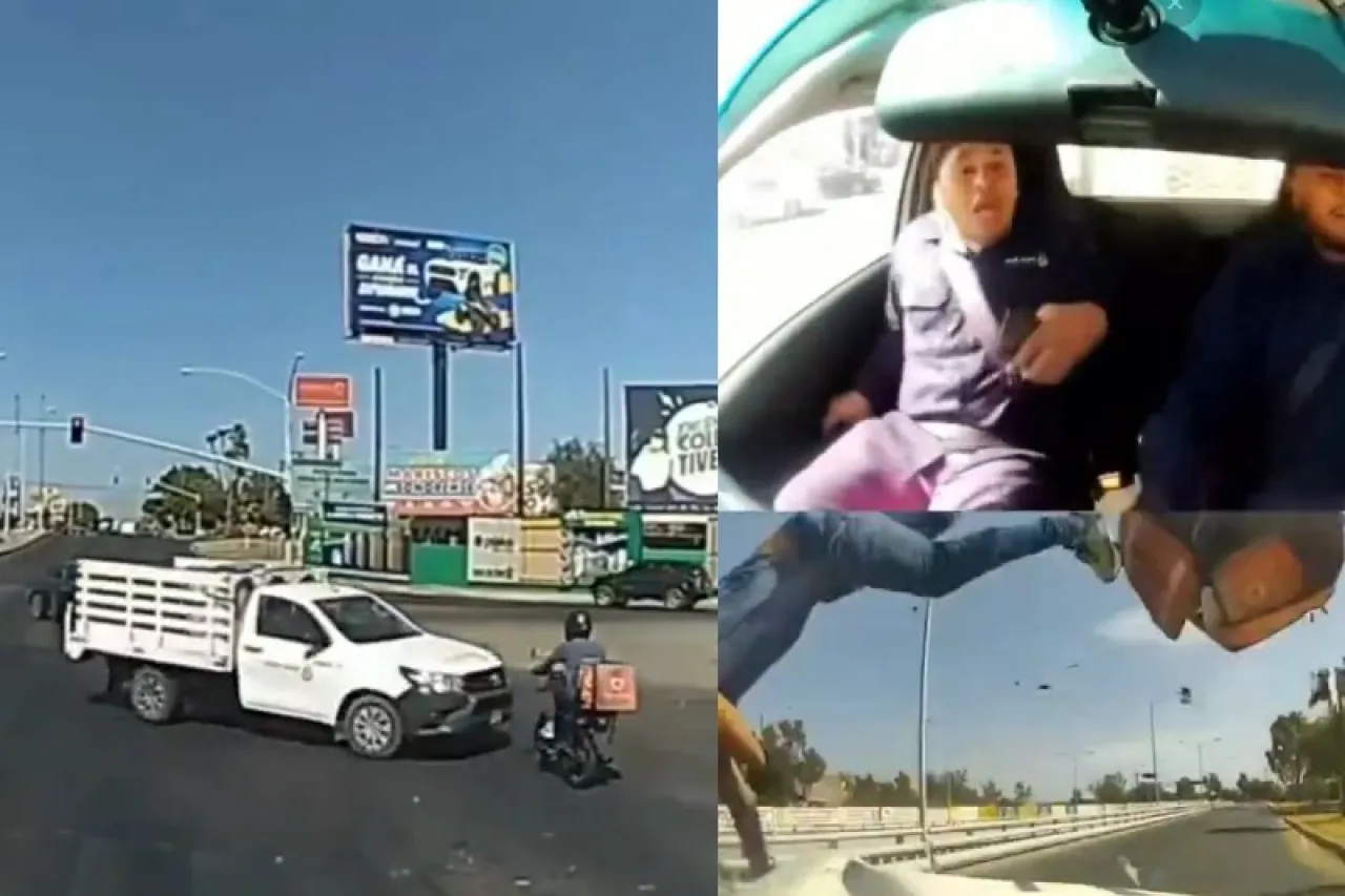 Video: Motociclista vuela tras ser atropellado por pasarse el rojo