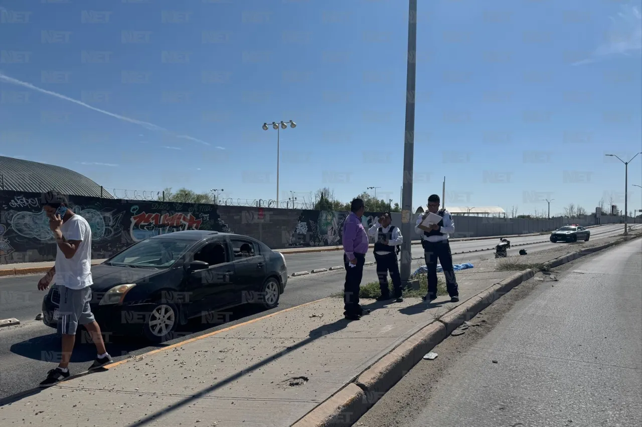 Muere motociclista en el bulevar Zaragoza