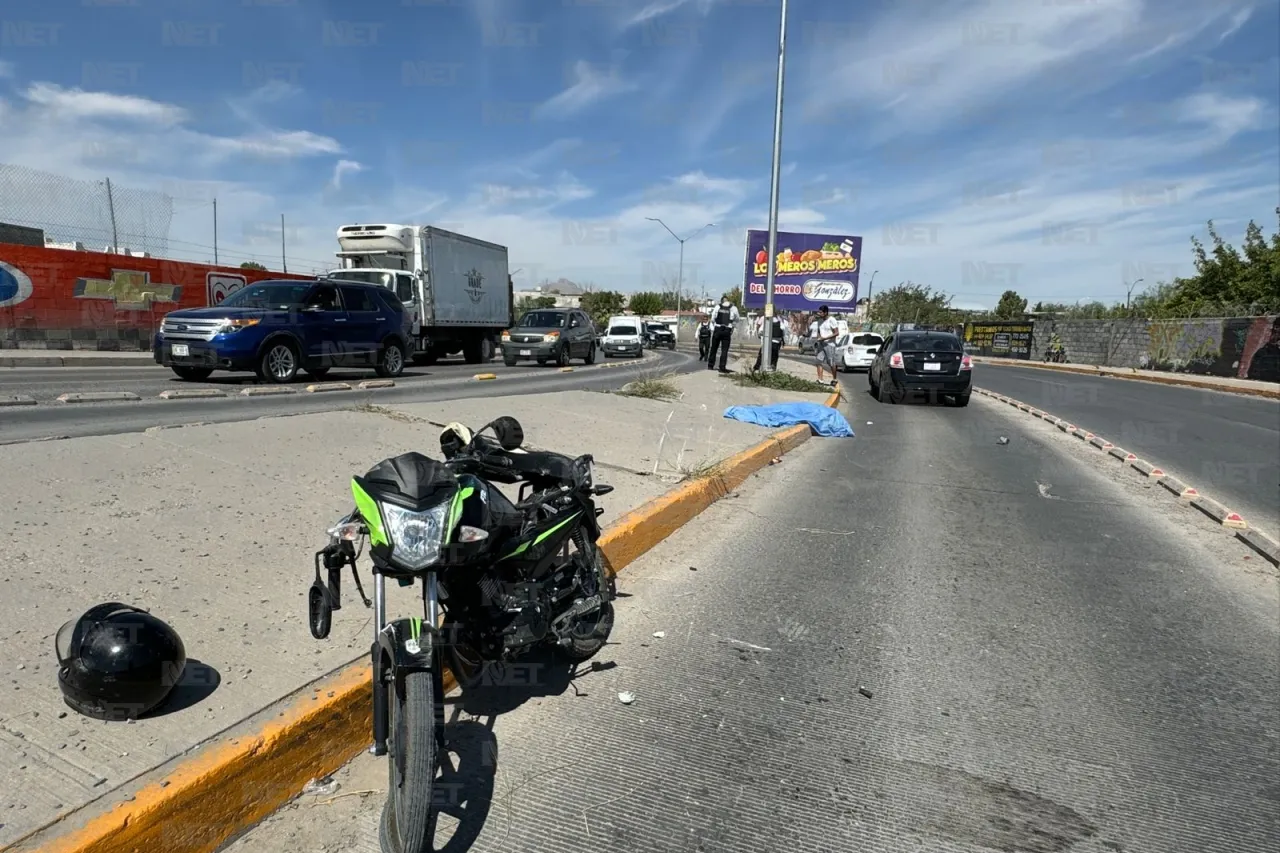 Muere motociclista en el bulevar Zaragoza