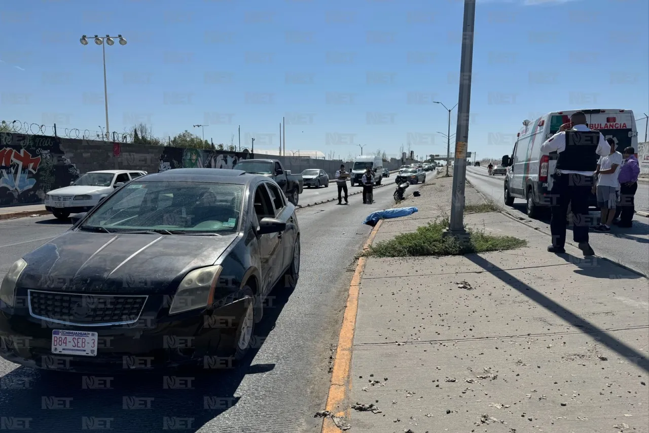 Muere motociclista en el bulevar Zaragoza