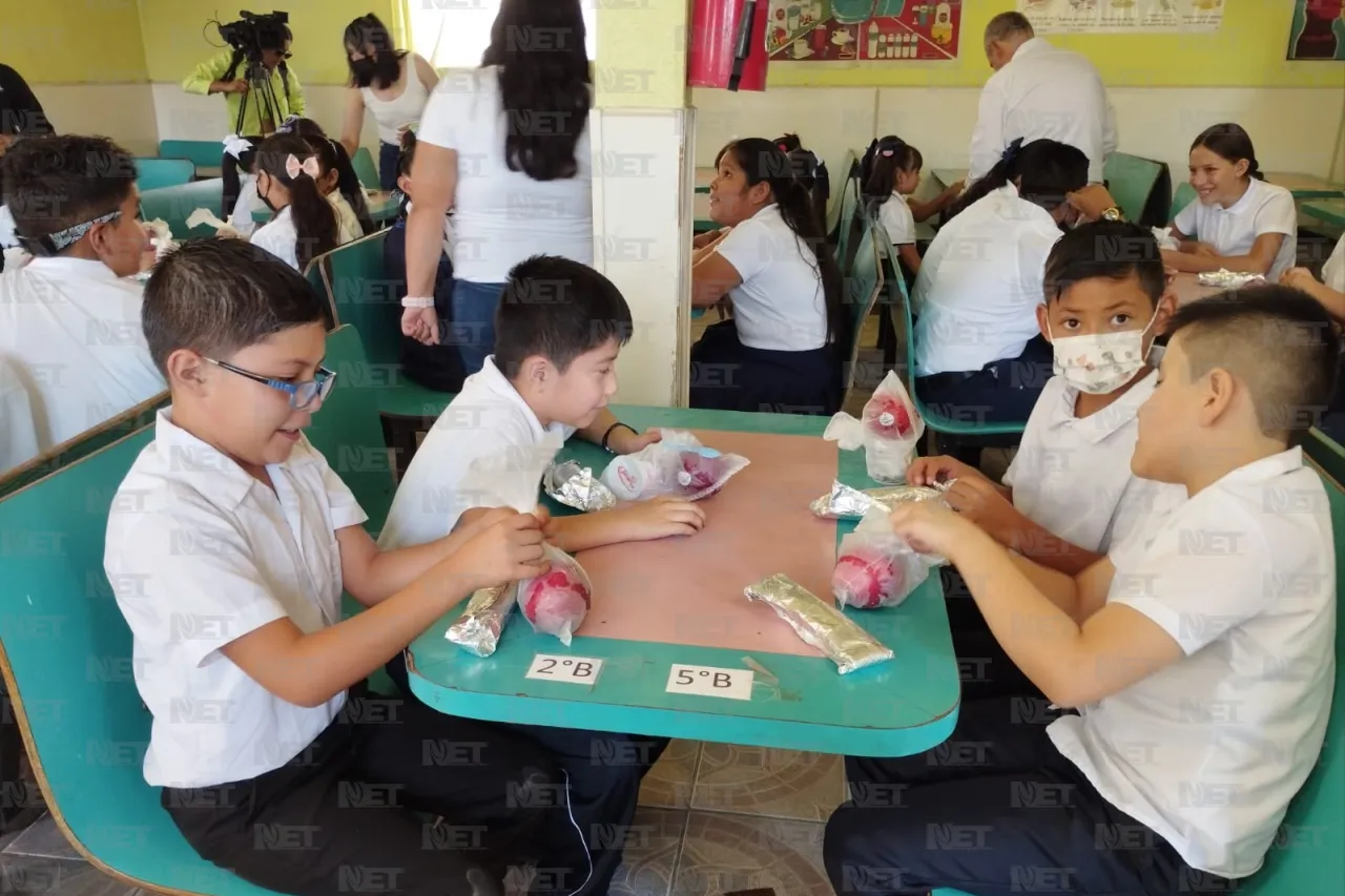 Inicia plan piloto de desayunos calientes en escuelas primarias en Juárez