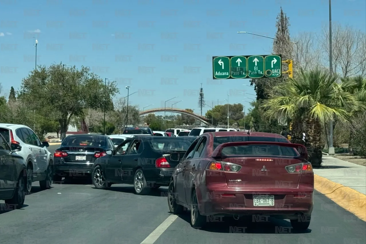 Aumenta hasta en un 40% tráfico en Juárez por el regreso a clases