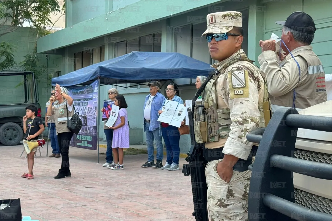 Protesta Fedefam en el día de víctimas de desaparición forzada