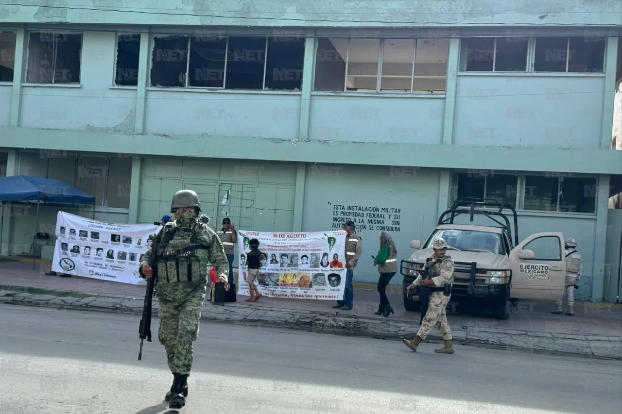 Protesta Fedefam en el día de víctimas de desaparición forzada