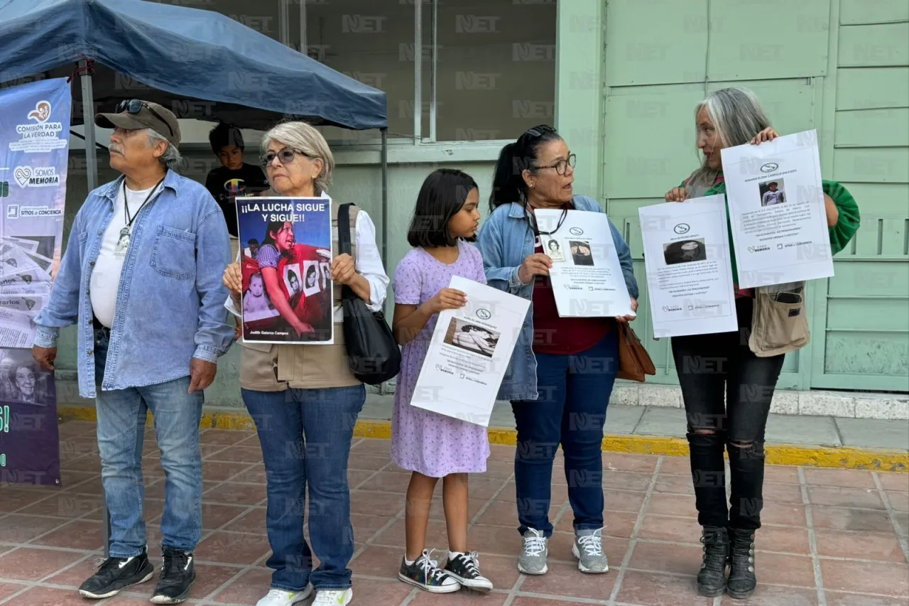 Protesta Fedefam en el día de víctimas de desaparición forzada