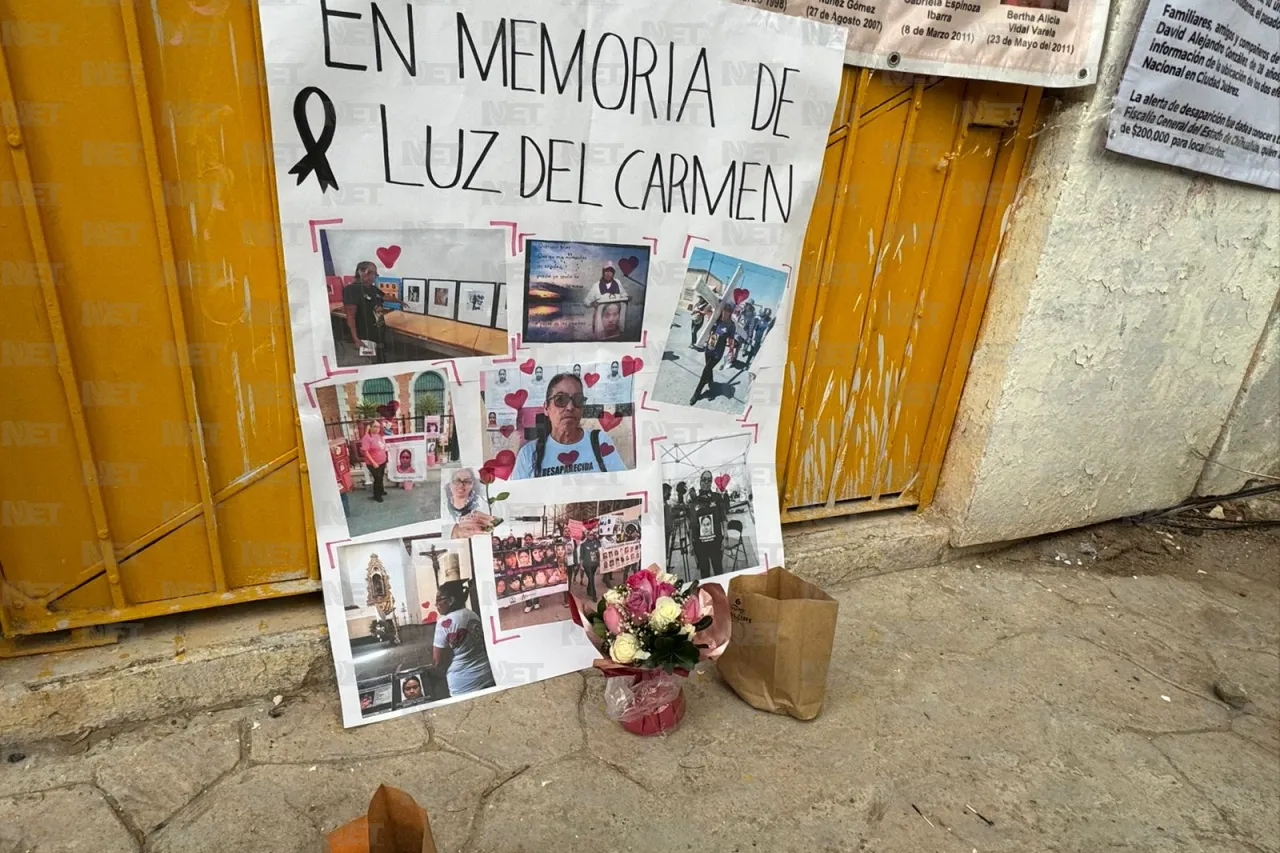 Con flores y velas despiden a Luz del Carmen, madre buscadora que falleció