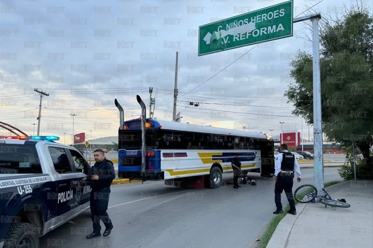 Rutero arrolla a ciclista adulto mayor