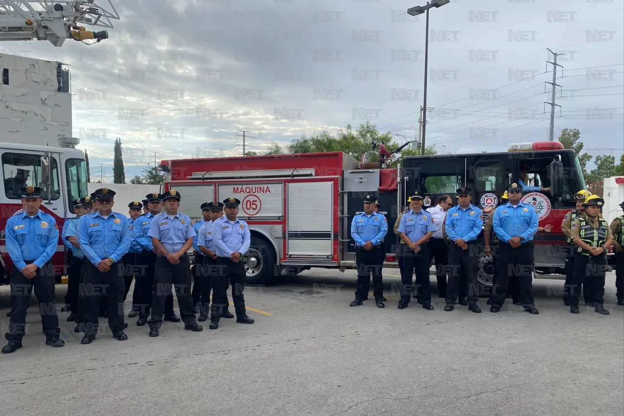 Equipan con 3 máquinas extintoras al Departamento de Bomberos