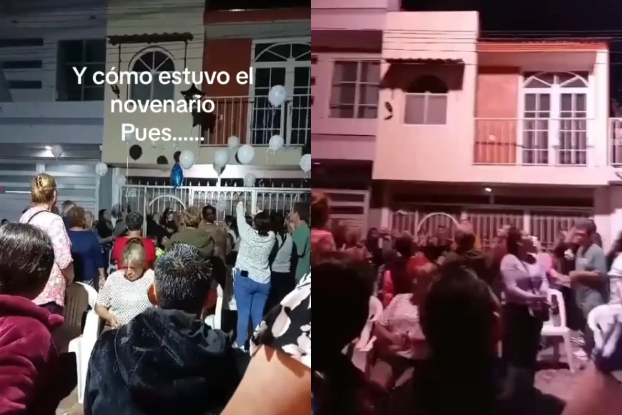 'No se quería ir'; liberan globos en novenario y dejan a toda la colonia sin luz