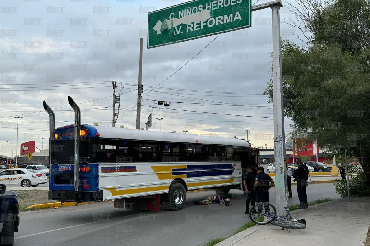 Rutero arrolla a ciclista adulto mayor