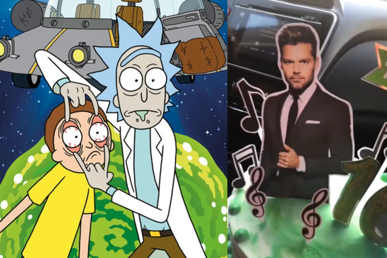 Pide pastel de Rick y Morty para su cumpleaños y le entregan uno de Ricky Martin