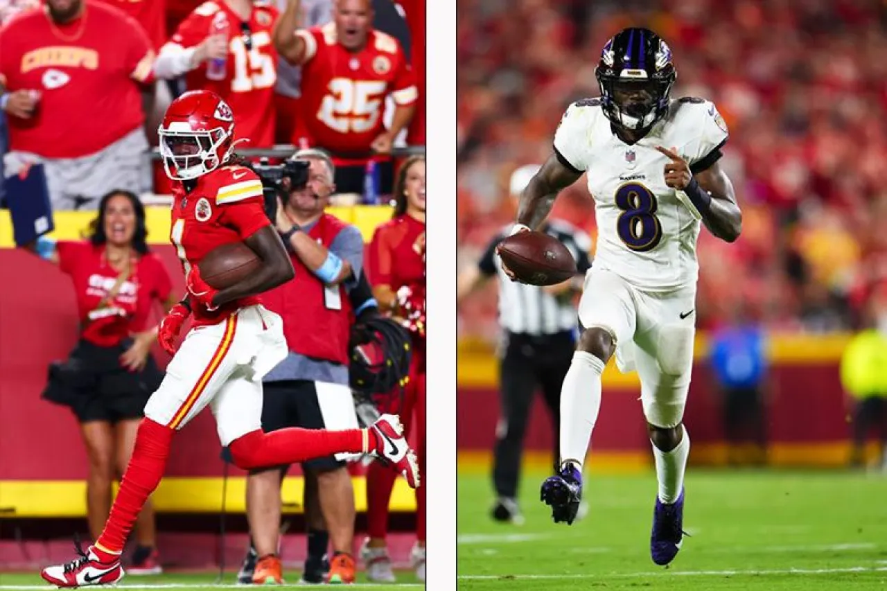 Vencen Chiefs a Ravens en el Kickoff de la NFL