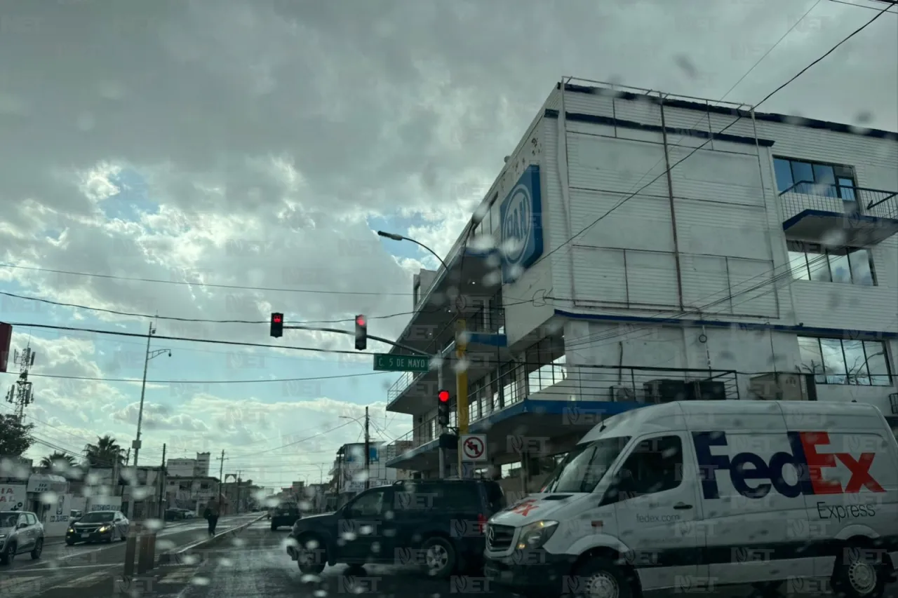 Comienza lluvia en zonas de la ciudad