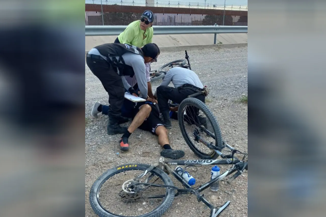 Muere ciclista que sufrió infarto en el bordo del río Bravo