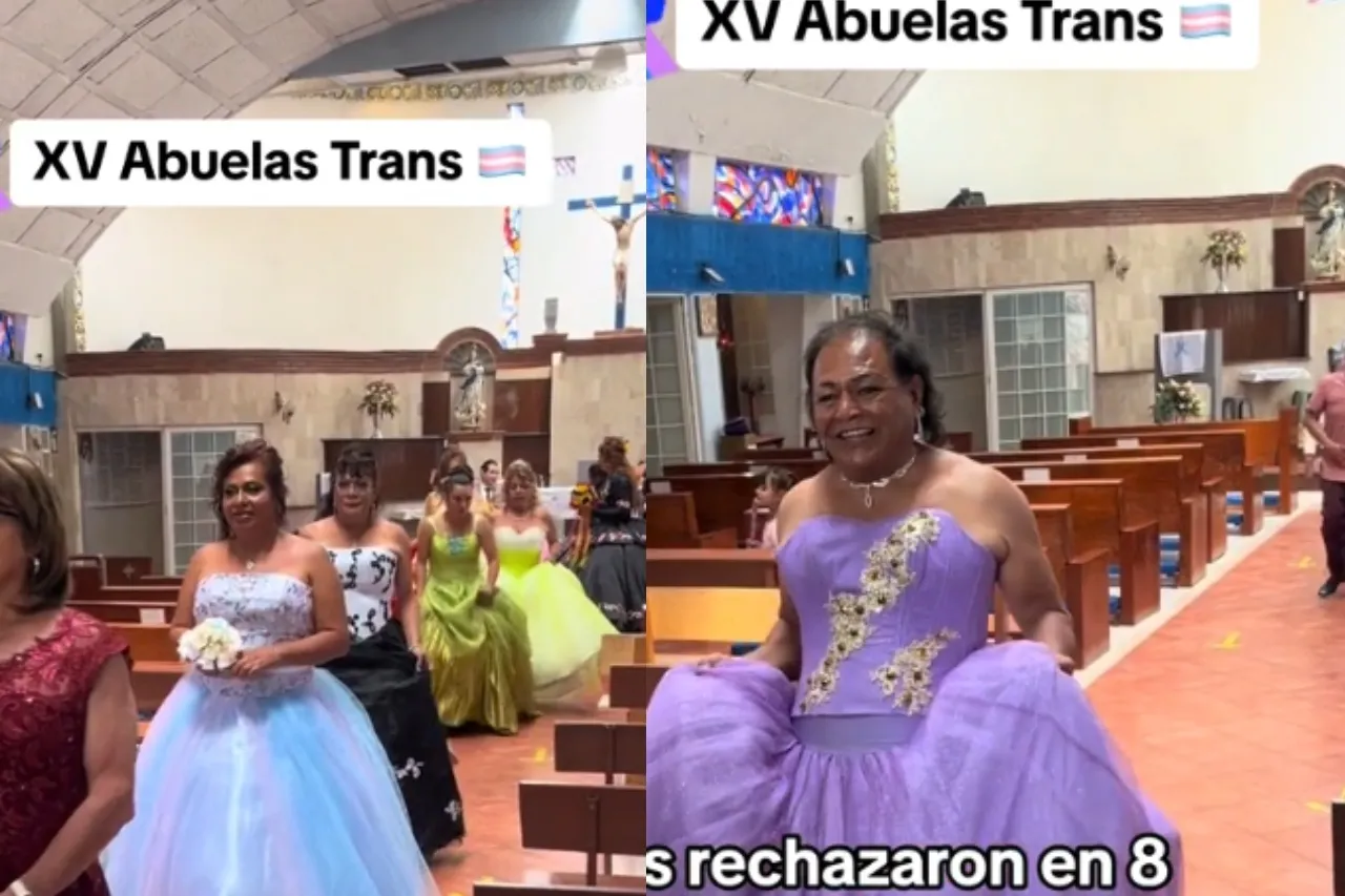 'Al final sí se pudo'; 'abuelas' trans celebran sus XV años con misa en iglesia