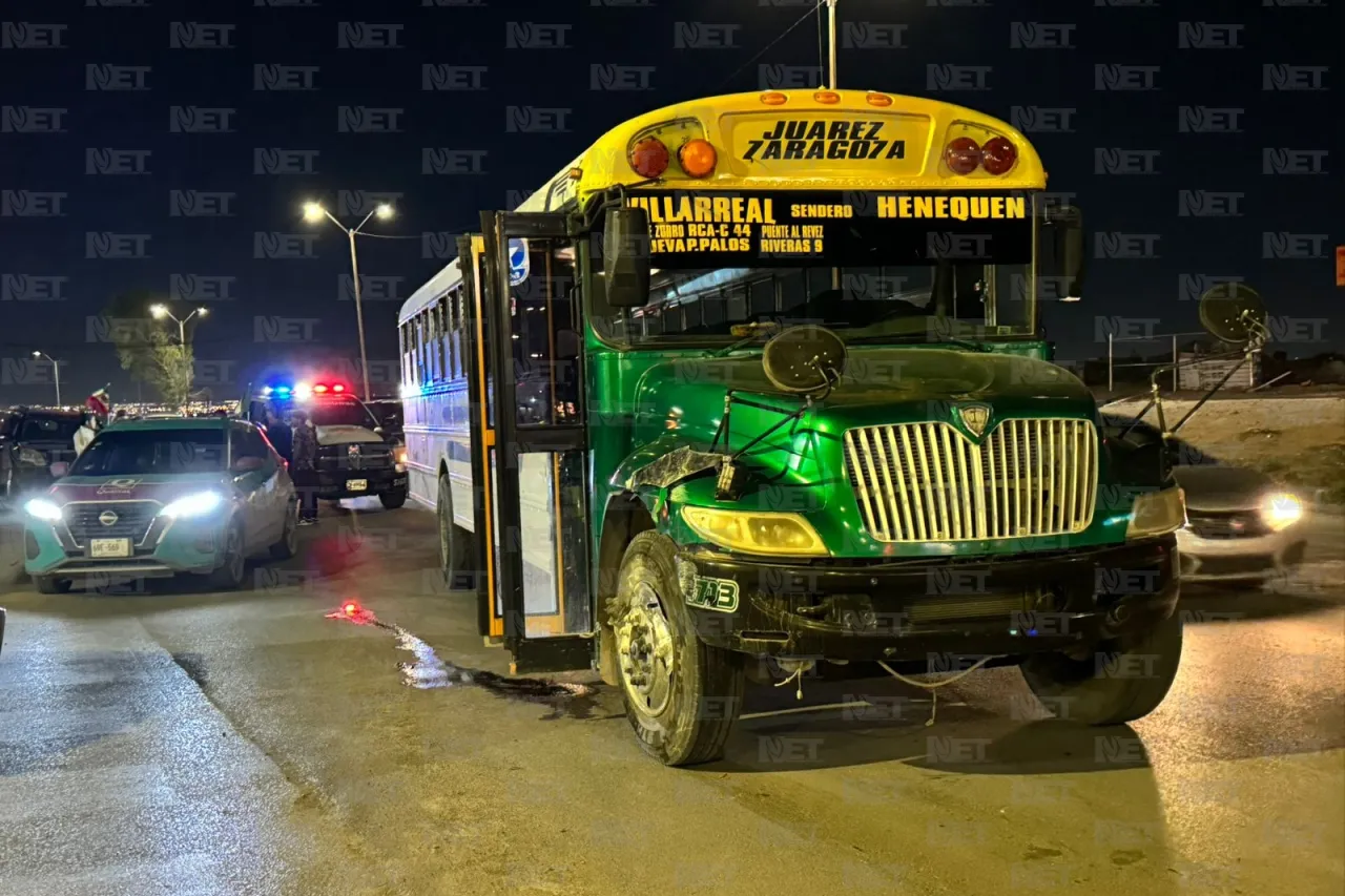 Rutero ebrio de la Juárez-Zaragoza choca a tres y trata de huir