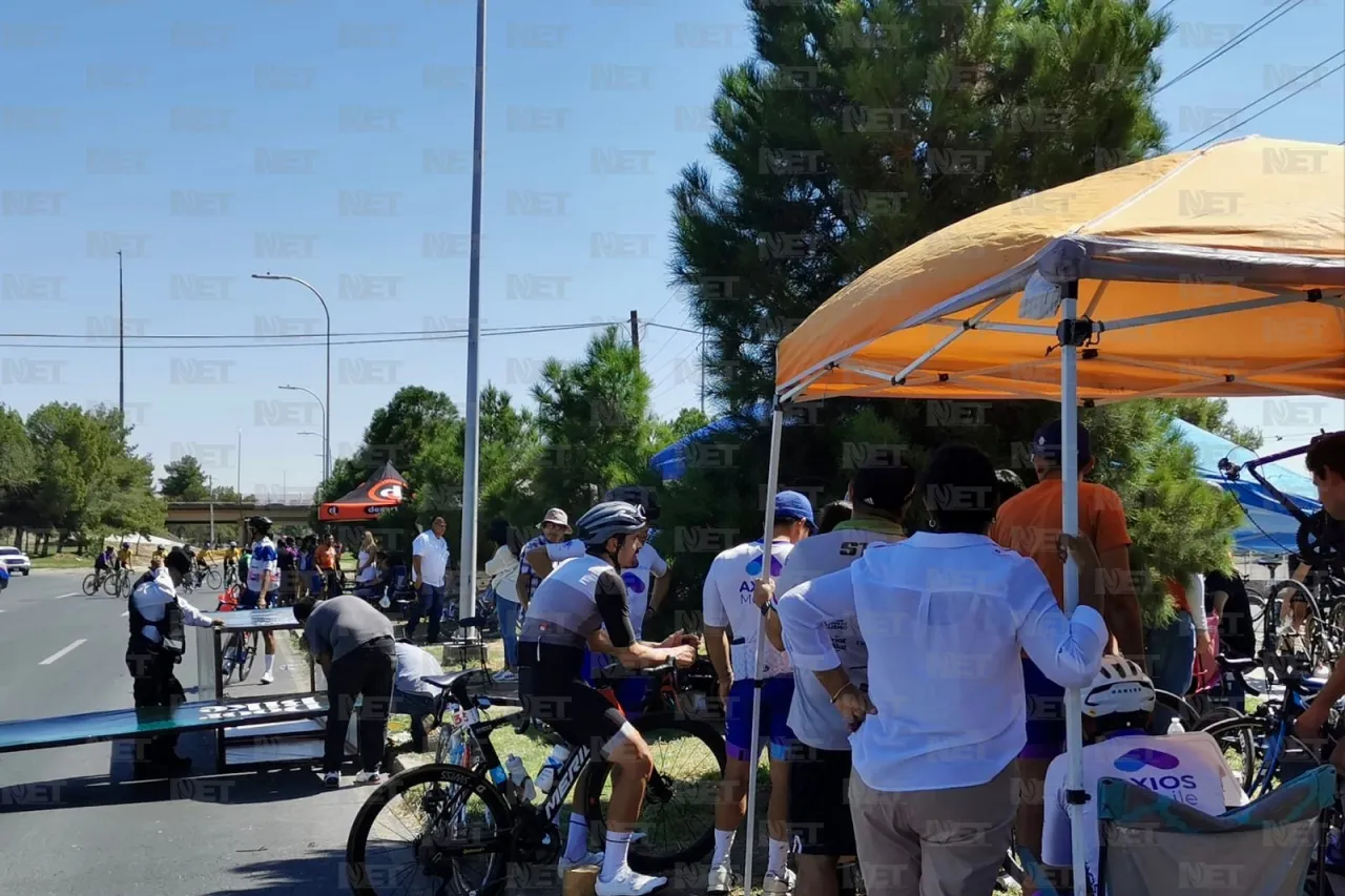 Ciclista participan en serial estatal en Juárez