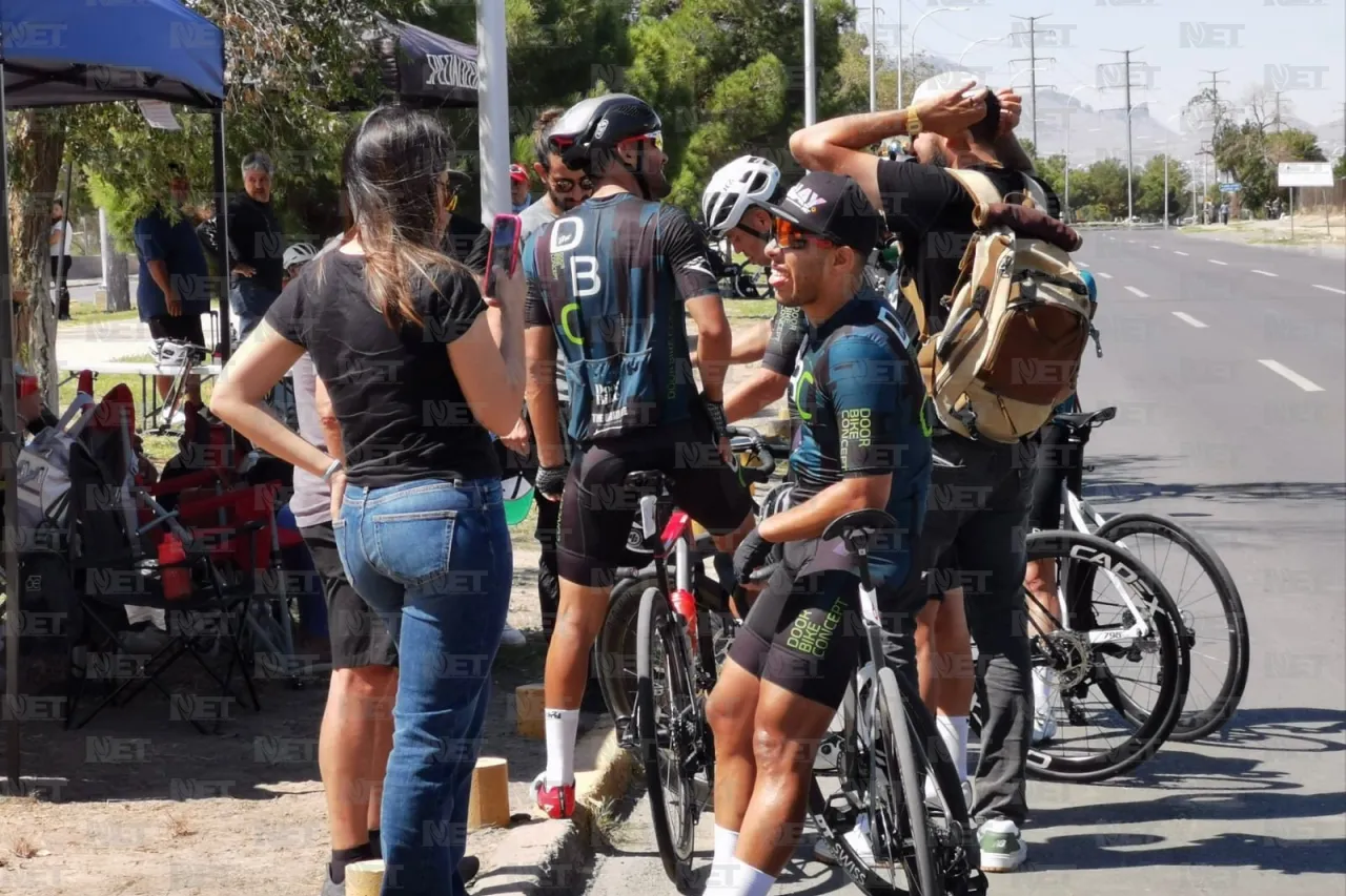 Ciclista participan en serial estatal en Juárez