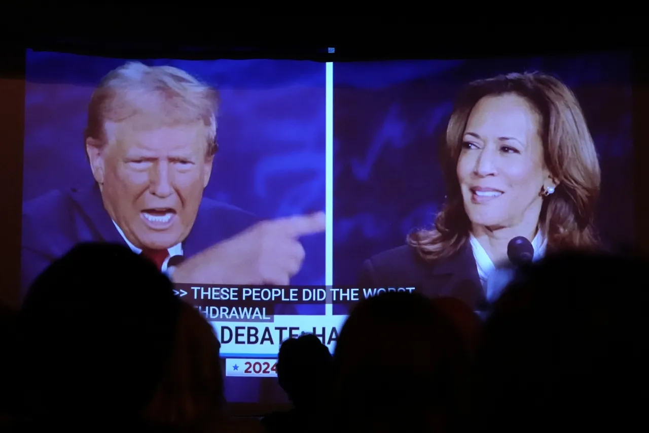 Las expresiones faciales de Harris y Trump dijeron mucho durante el debate presi